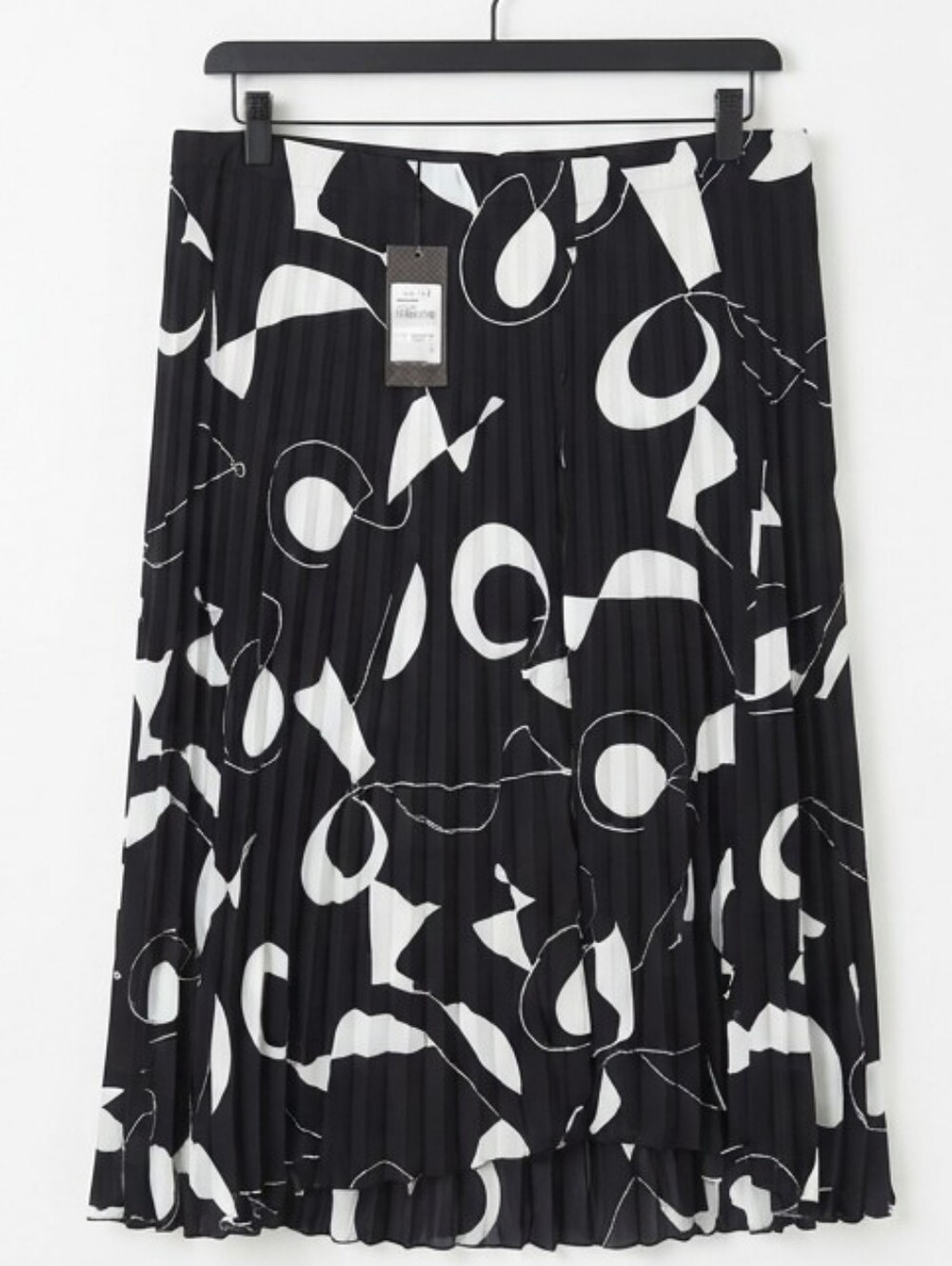 NWT City Chic Pleated Asymmetrical Faux Wrap Skirt